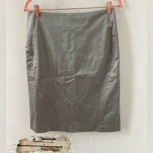 Ann Taylor Gray Pencil Skirt